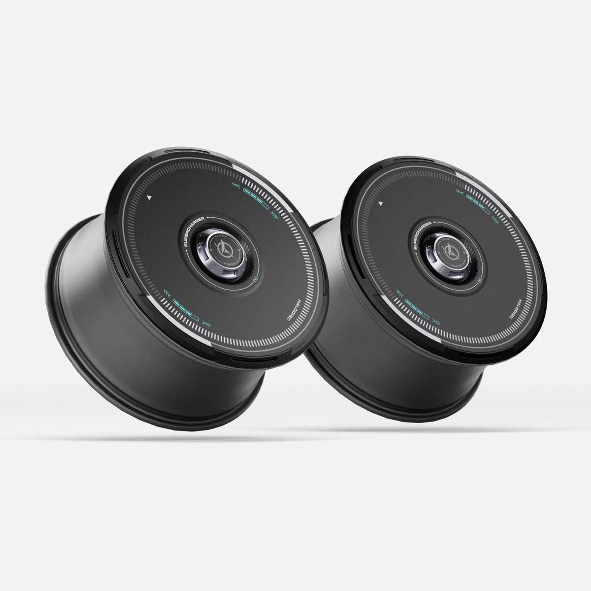 HALODISC 2 Supercharger | Set of 4 Wheel Covers for Tesla