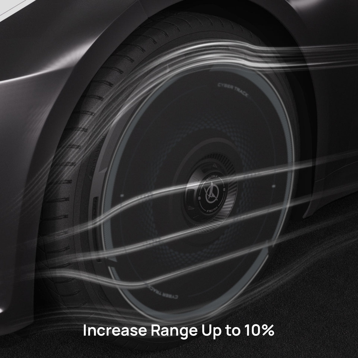 HALODISC 2 Cyber Track | Set of 4 Wheel Covers for Tesla