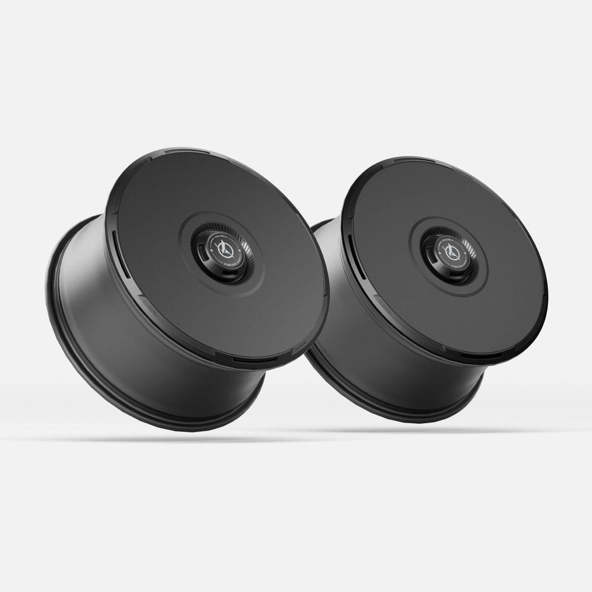 Black Tesla Wheel Covers: HALODISC 2 RTP | HALOBLK