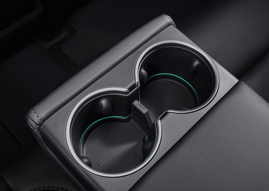 Haloblk Center Console Cup Holder For Tesla Model 3 Highland